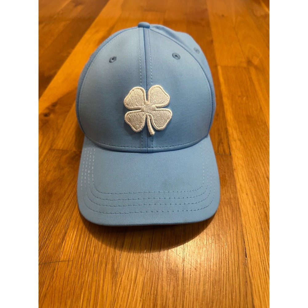 Black Clover Live Lucky Golf Hat Light Blue Fitted L/XL Highland Woods Cap